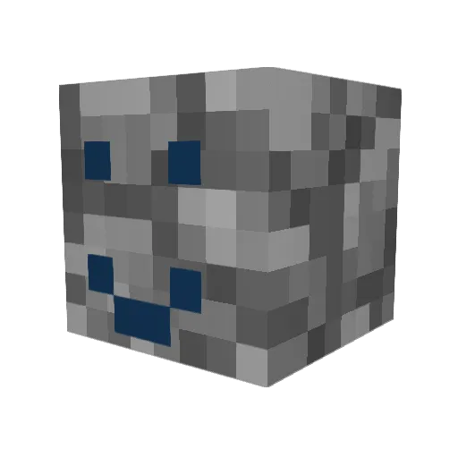 Brother_Boris Minecraft avatar head, 3D render