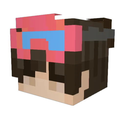 Brother_Velak Minecraft avatar head, 3D render