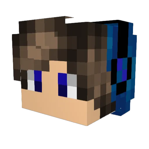 Brothyboi05 Minecraft avatar head, 3D render