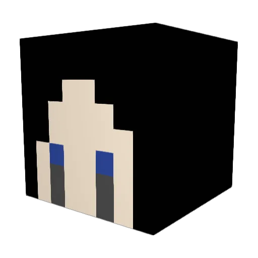Broton120 Minecraft avatar head, 3D render