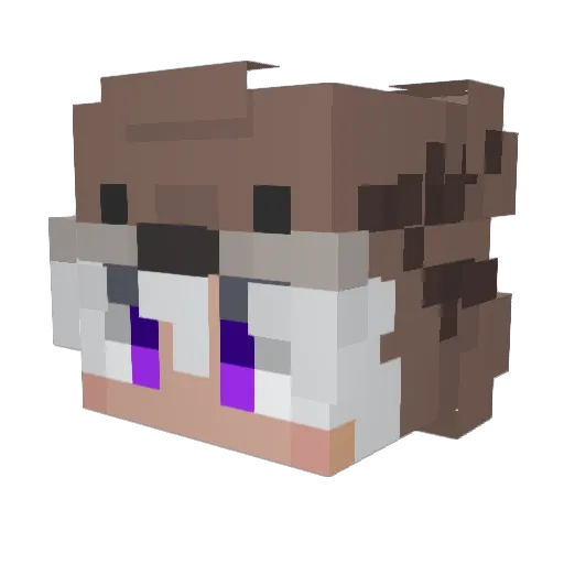 Brotwurst666 Minecraft avatar head, 3D render