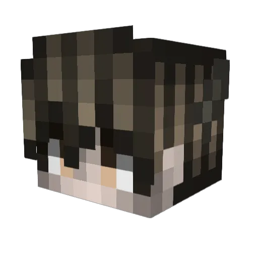 Brou4747 Minecraft avatar head, 3D render