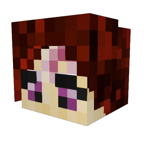 BrownA95 Minecraft avatar head, 3D render
