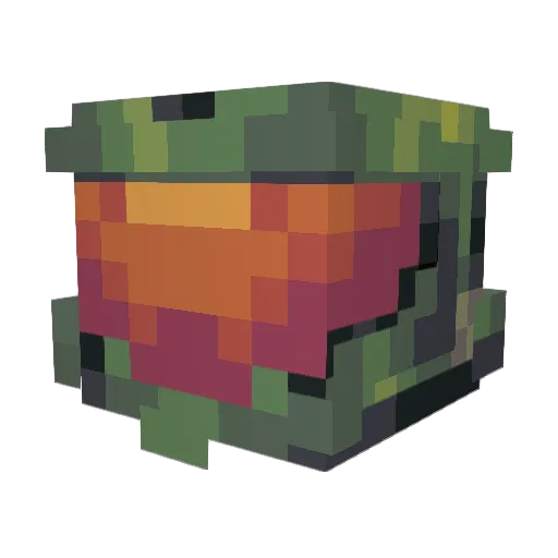 BrownCatz Minecraft avatar head, 3D render