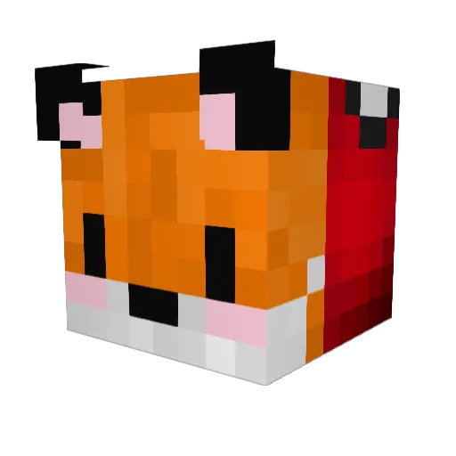 BrownEyedBambi Minecraft avatar head, 3D render