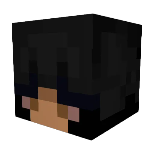 Brownie482 Minecraft avatar head, 3D render