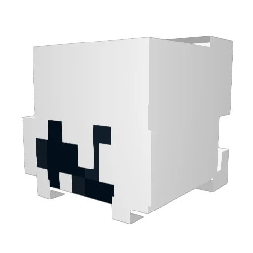 Brownie625 Minecraft avatar head, 3D render