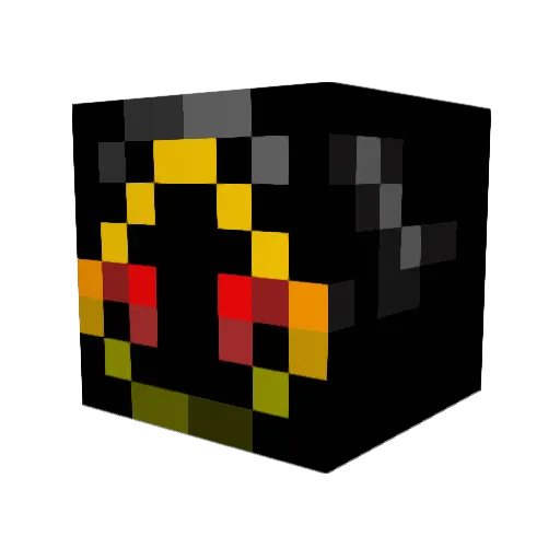 Brownman673 Minecraft avatar head, 3D render