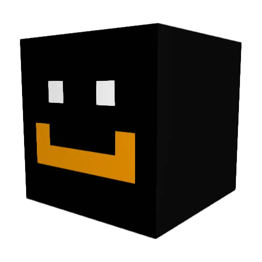 BroxPro16 Minecraft avatar head, 3D render