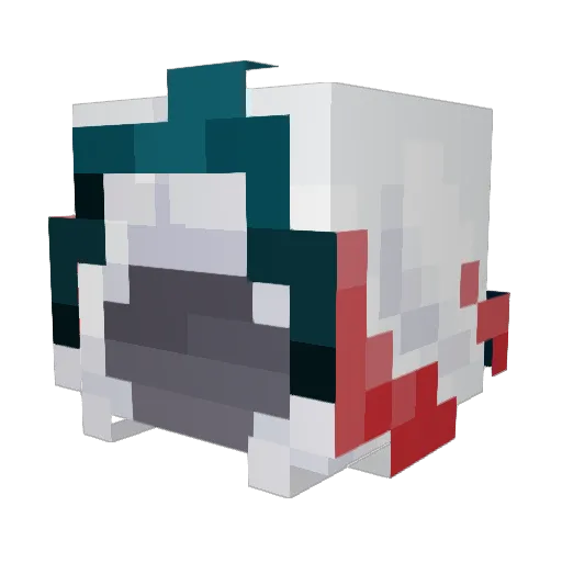 Broyant Minecraft avatar head, 3D render