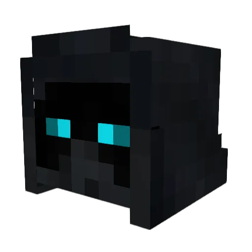 Brpeti Minecraft avatar head, 3D render