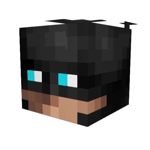 BrrBrrPatapim Minecraft avatar head, 3D render