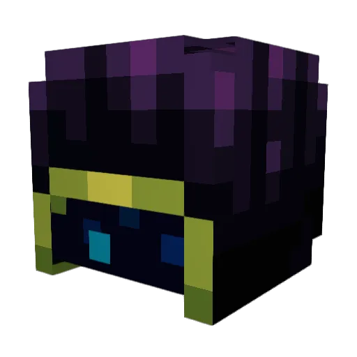 Brrrski Minecraft avatar head, 3D render