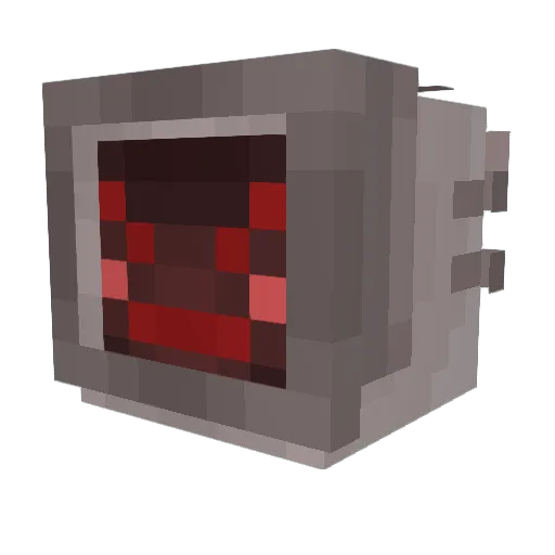 BruBed Minecraft avatar head, 3D render