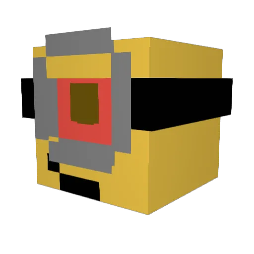Brubru2604 Minecraft avatar head, 3D render