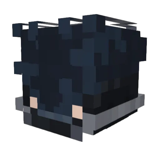 BrucieRox Minecraft avatar head, 3D render