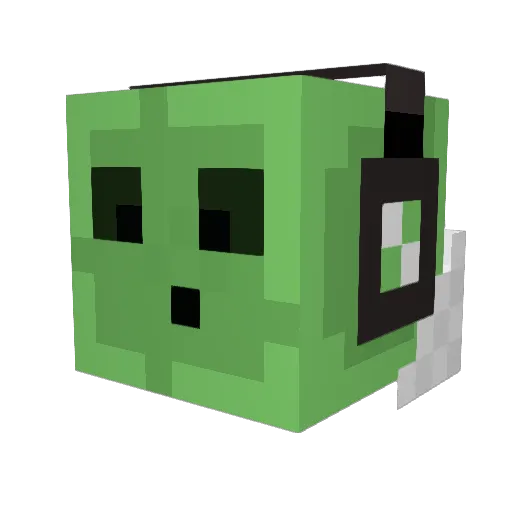 Bruczi Minecraft avatar head, 3D render