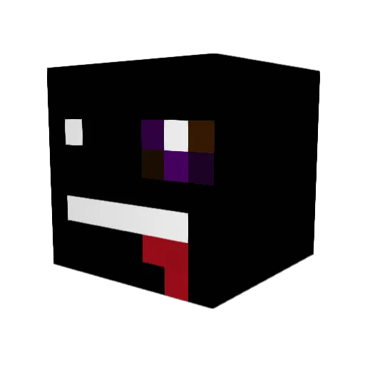 Bruddanem Minecraft avatar head, 3D render