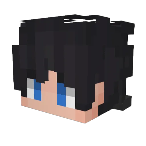 Bruegy Minecraft avatar head, 3D render