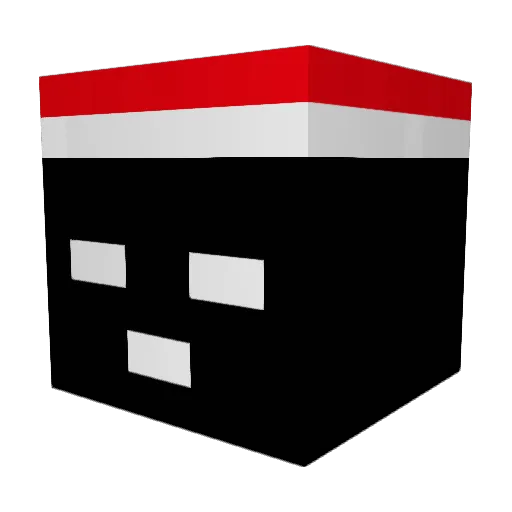 Brugt_2nus Minecraft avatar head, 3D render