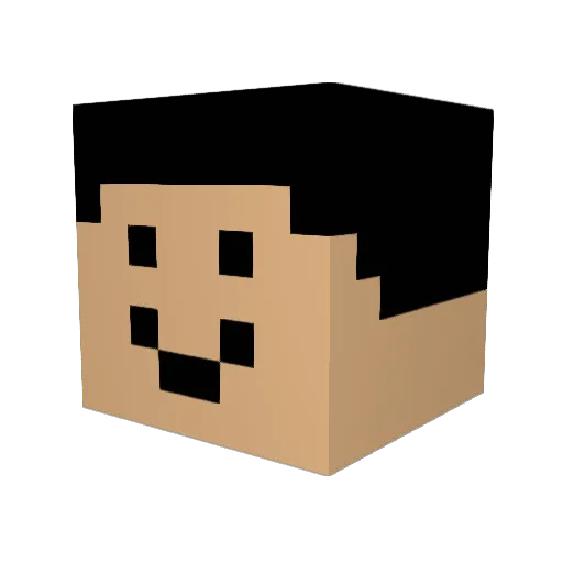 Bruh169 Minecraft avatar head, 3D render