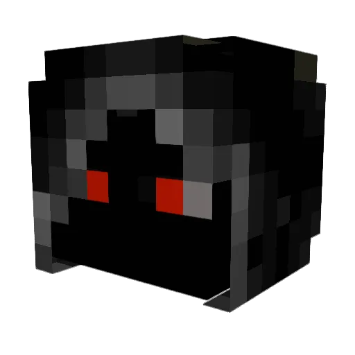 Bruh1v1 Minecraft avatar head, 3D render