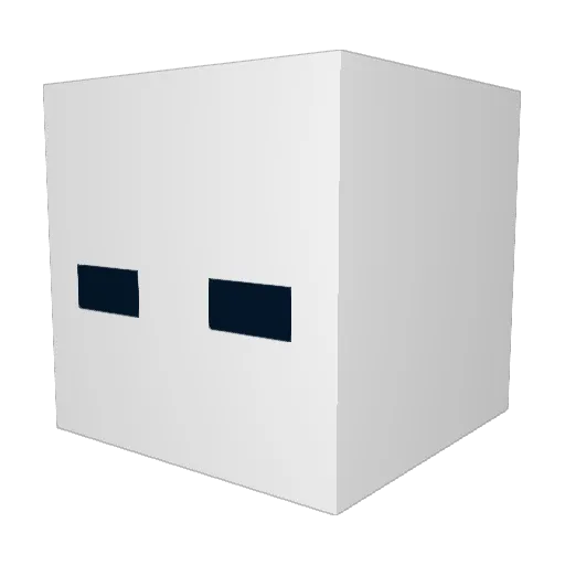 Bruh7362 Minecraft avatar head, 3D render