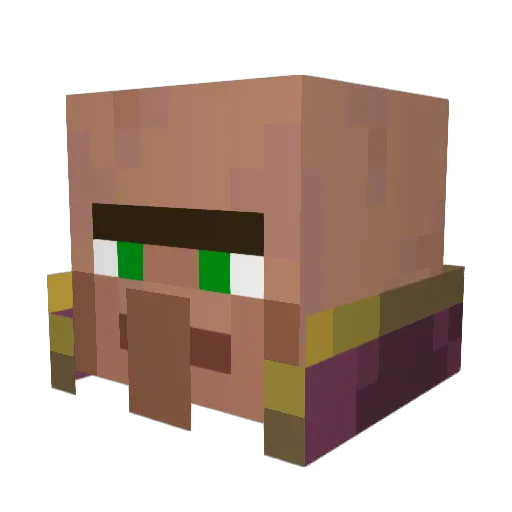 BruhBrim Minecraft avatar head, 3D render