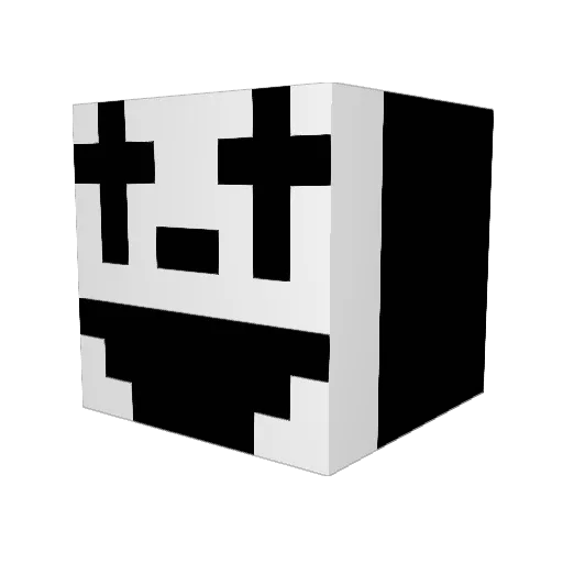 BruhIonKnow Minecraft avatar head, 3D render