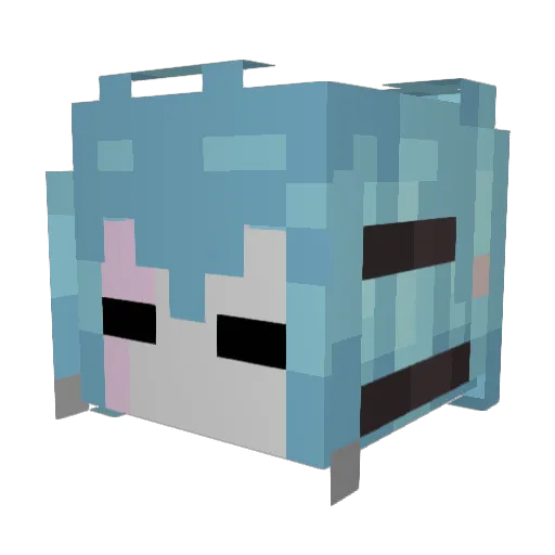 BruhItsLqd Minecraft avatar head, 3D render