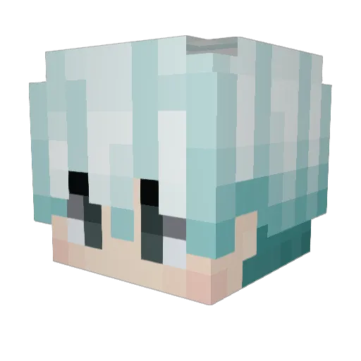 BruhJack Minecraft avatar head, 3D render