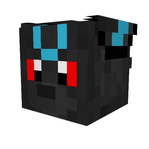 BruhMaps Minecraft avatar head, 3D render