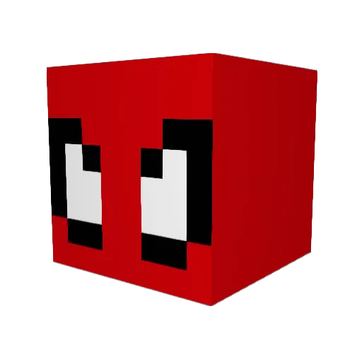 BruhMyChips Minecraft avatar head, 3D render