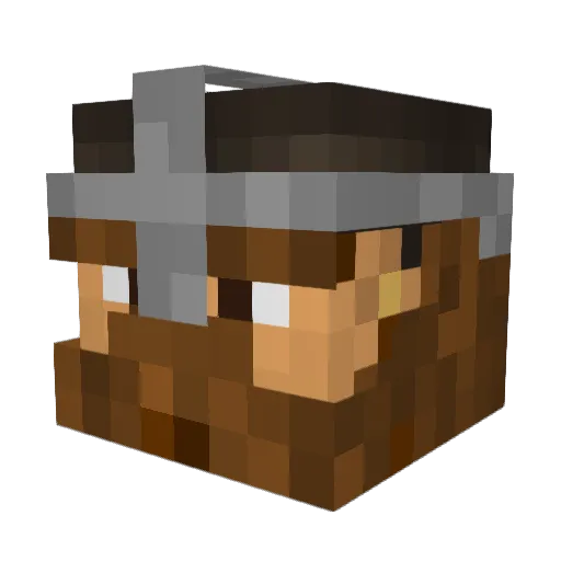 Bruh_Hurb Minecraft avatar head, 3D render