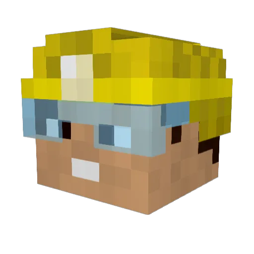 Bruh_mo Minecraft avatar head, 3D render