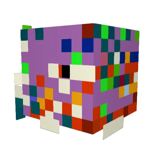 Bruiser92 Minecraft avatar head, 3D render