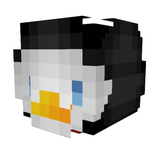 Bruiserb03 Minecraft avatar head, 3D render