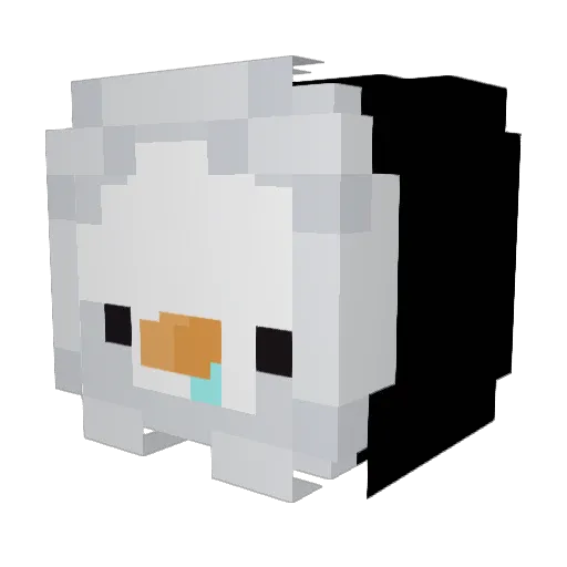 Bruliano Minecraft avatar head, 3D render