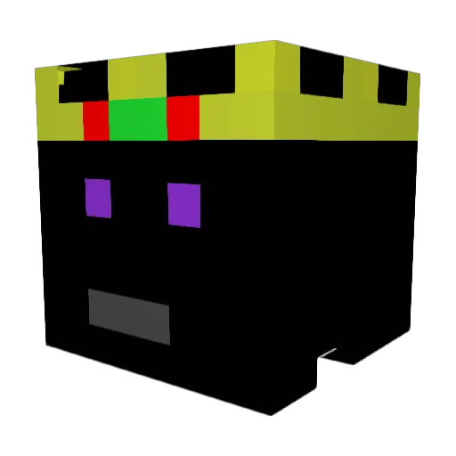 Brummibaer Minecraft avatar head, 3D render
