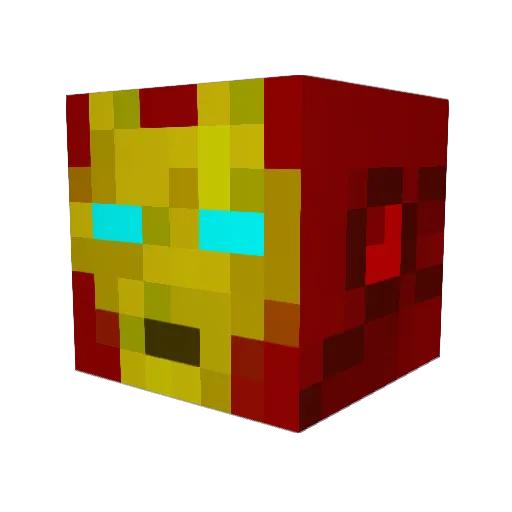 Bruno1666 Minecraft avatar head, 3D render