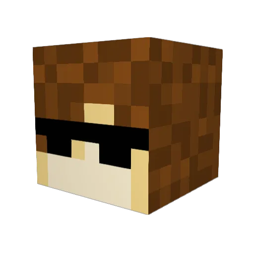Bruno2010r Minecraft avatar head, 3D render