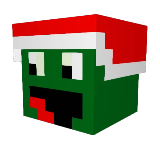 BrunoCraft2189 Minecraft avatar head, 3D render