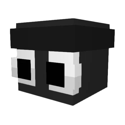 BrunoGamerHD Minecraft avatar head, 3D render
