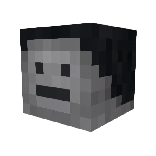 BrunoMars10 Minecraft avatar head, 3D render