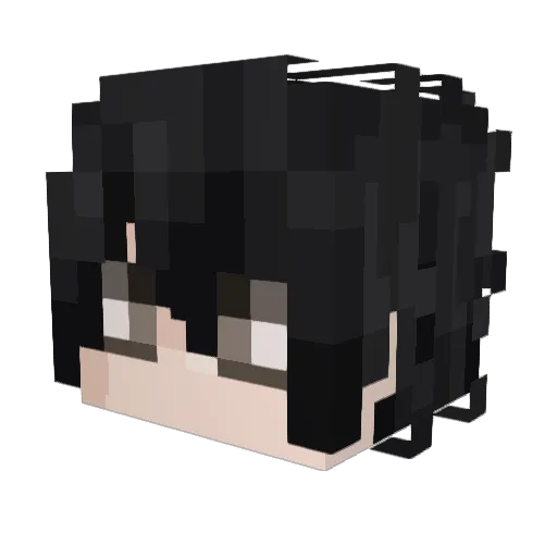 BrunoZzZz Minecraft avatar head, 3D render