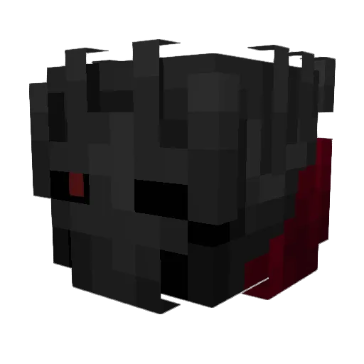 Brunoqncq Minecraft avatar head, 3D render