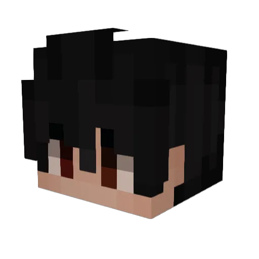 Brunoseq Minecraft avatar head, 3D render