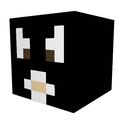 Brusea Minecraft avatar head, 3D render