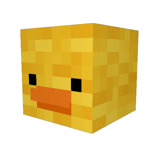 BrustXD Minecraft avatar head, 3D render