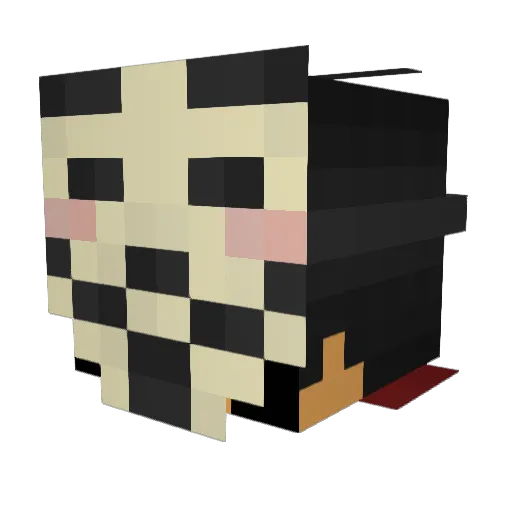 BrutalBeast123 Minecraft avatar head, 3D render